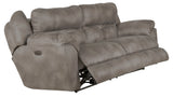 Ferrington - Power Lay Flat Reclining Sofa with Power Adjustable Headrest & Lumbar