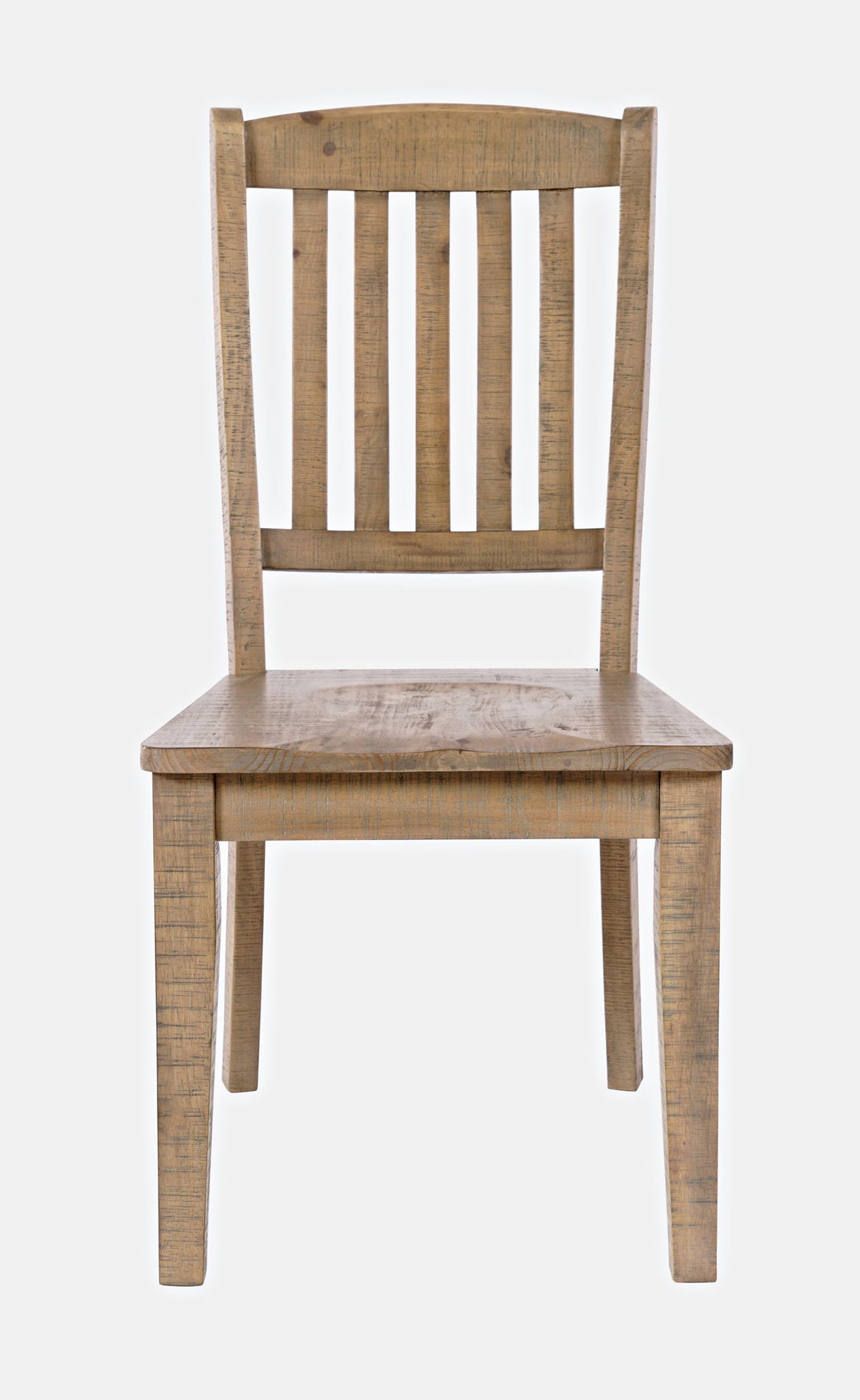 Carlyle Crossing - Slatback Chair (Set of 2) - Distressed Medium Brown
