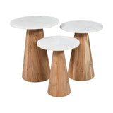 Nolan - Marble Bunching Tables