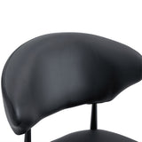 Minimalist Ergonomic Dining Chair With Curved Backres (Set of 4)