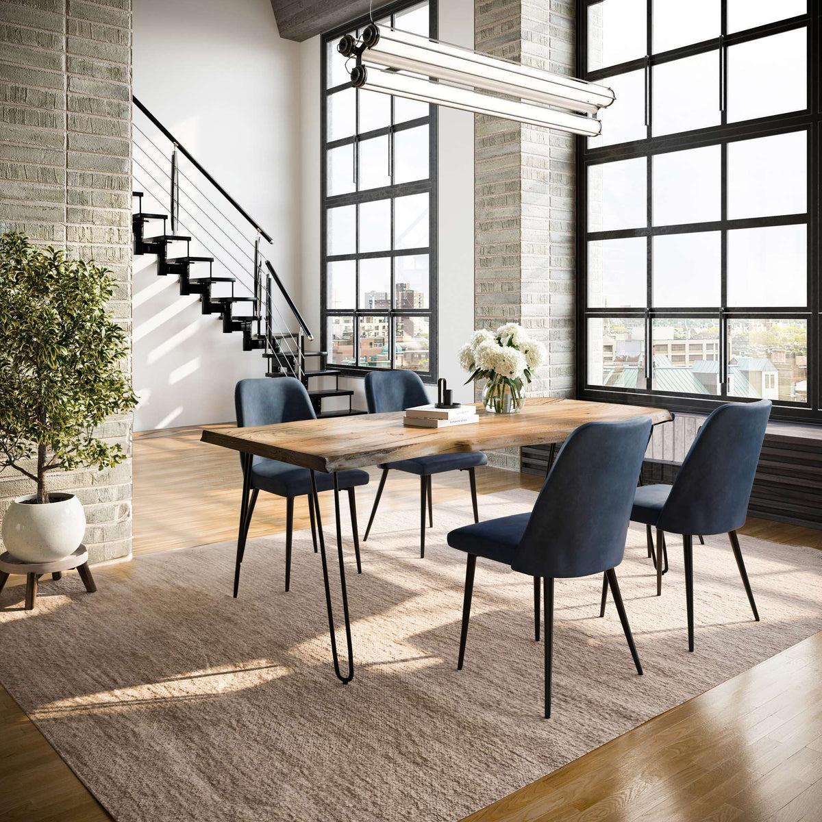 Nature's Edge - Dining Set - Natural