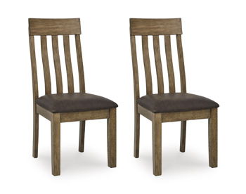 Urbinforte - Dining Upholstered Side Chair (Set of 2) - Light Brown
