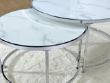 Rayne - 3 Piece Table Set - White