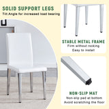 Elegant Upholstered Chairs & Metal Legs