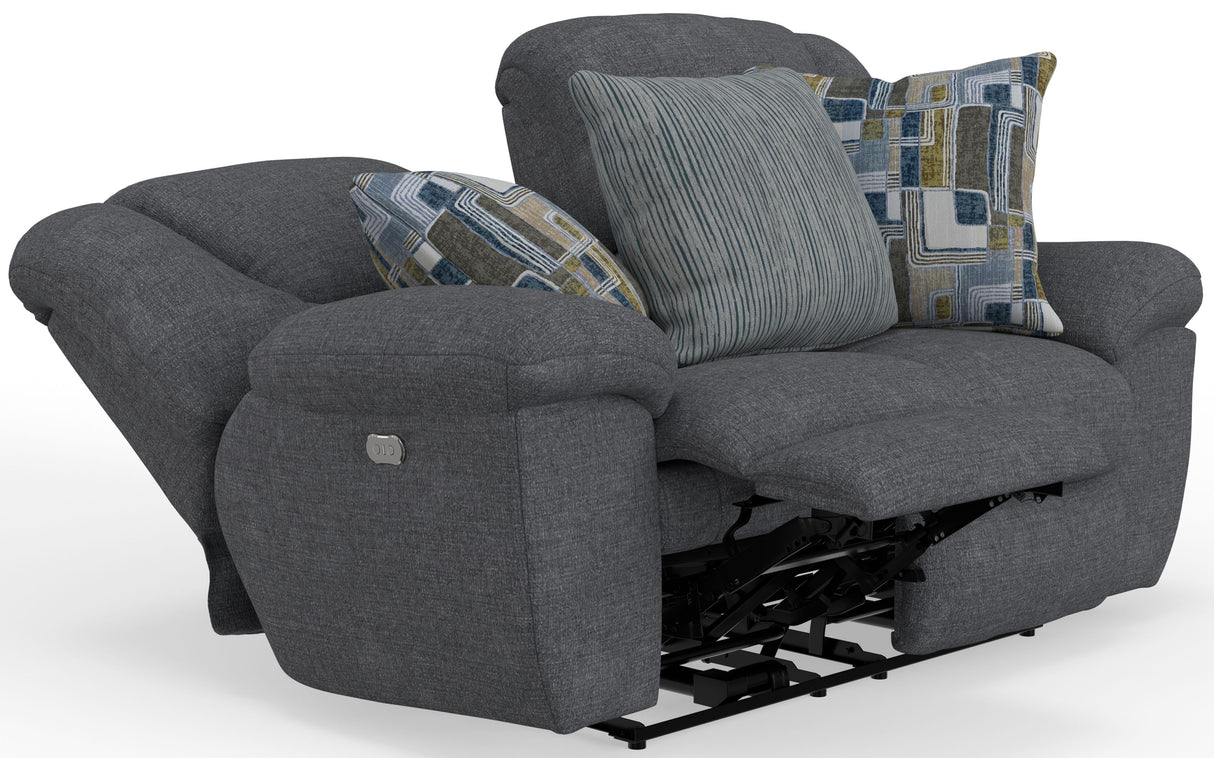 Trifecta - Power Reclining Loveseat - Smoke