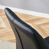 Luxury Simple Chair With Metal Leg