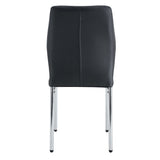 Luxury Simple High Resilience Dining Chair With Metal Legs