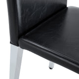 Elegant Upholstered Chairs & Metal Legs
