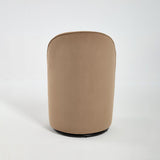 360 Degree Swivel Armless Dining Barrel Chair