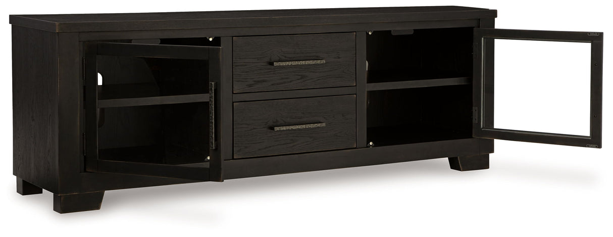 Galliden - Extra Large TV Stand - Black