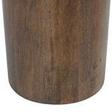 Mandara - Chairside Table - Dark Brown