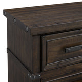 Colorado City - 2-Drawer Nightstand With USB - Charcoal