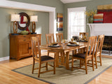 Cattail Bungalow Dining Cat 42X60 Trestle Dining Table