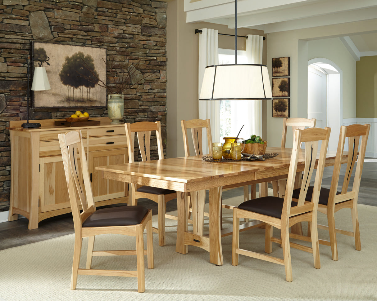 Cattail Bungalow Dining Cat 42X60 Trestle Dining Table