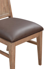 Casual Loft Dining Panel Back Chair Uph Seat