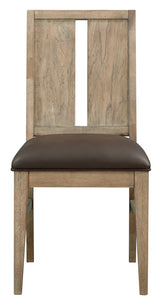 Casual Loft Dining Panel Back Chair Uph Seat