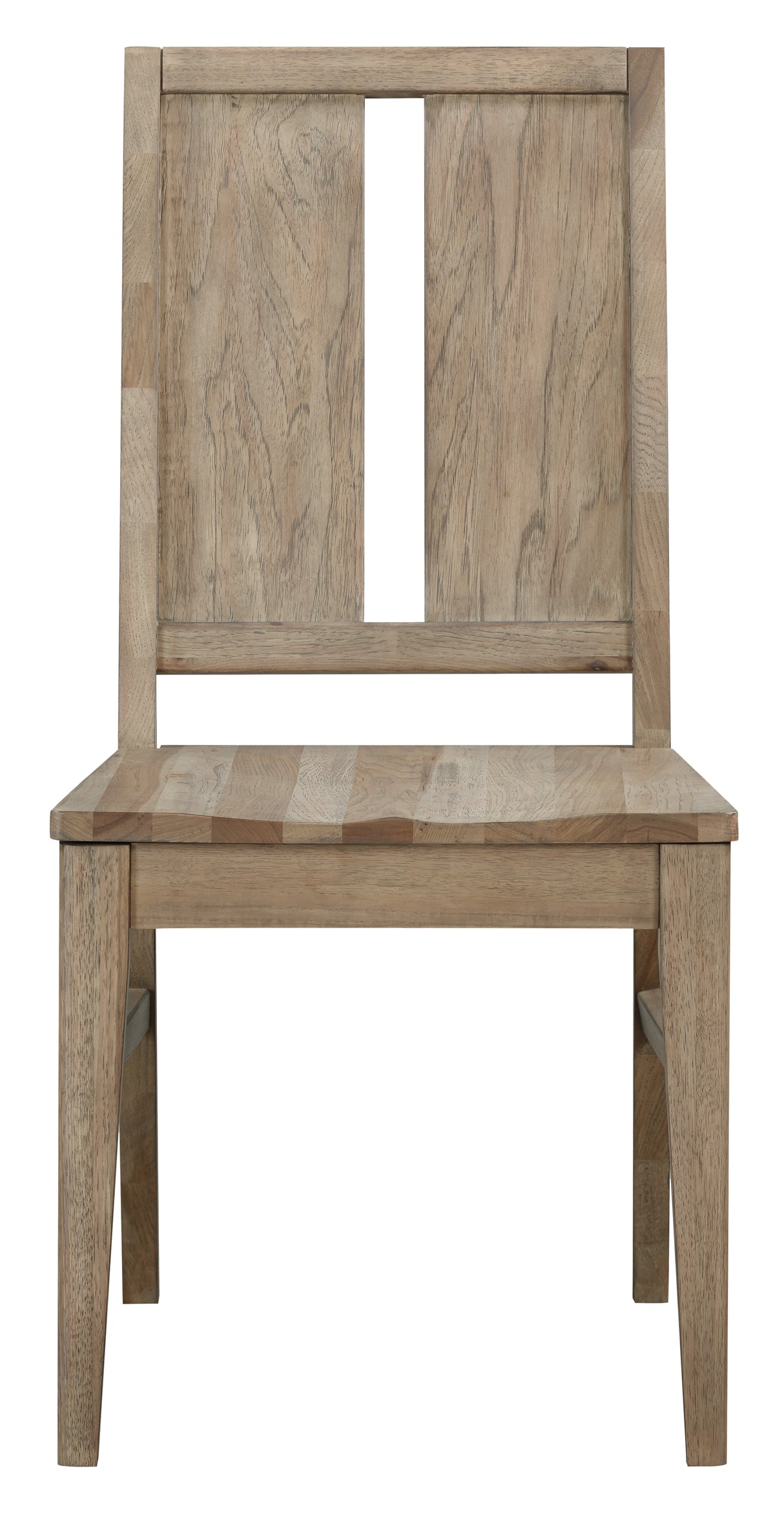 Casual Loft Dining Panel Back Chair Wood Seat
