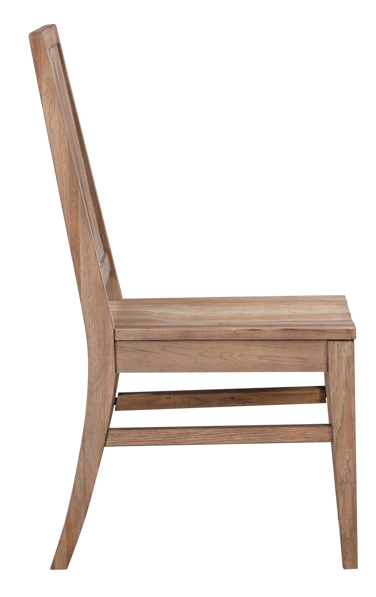 Casual Loft Dining Panel Back Chair Wood Seat