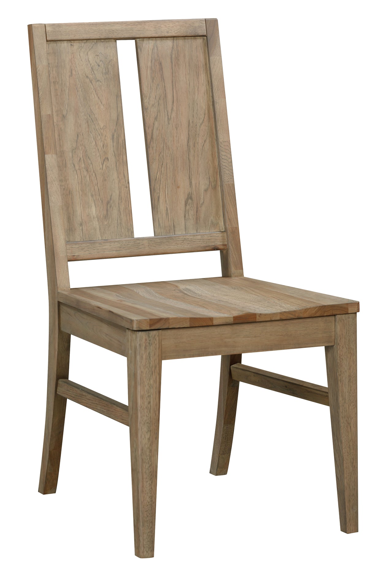 Casual Loft Dining Panel Back Chair Wood Seat