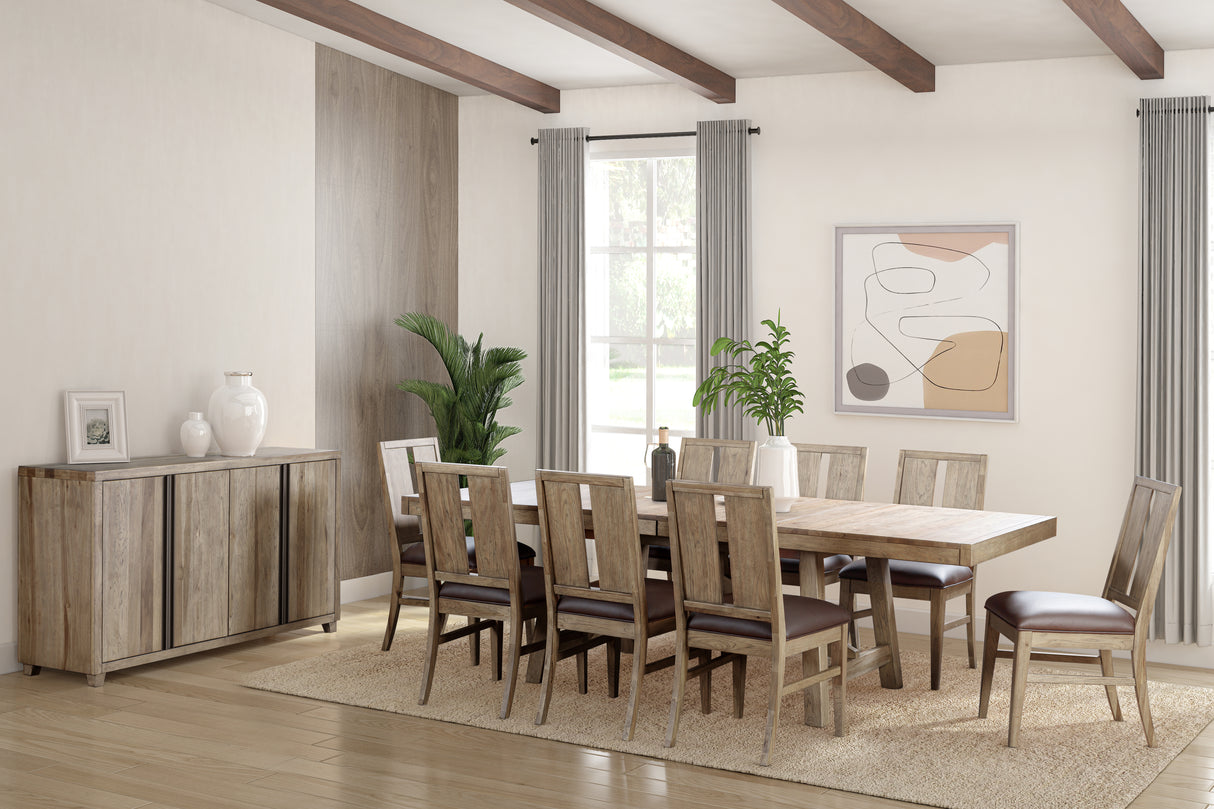 Casual Loft Dining Trestle Table