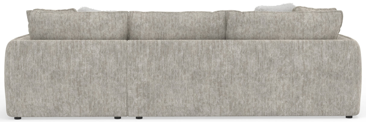 Bucktown - 2 Piece Sofa / Chaise With Extra Thick Cuddler Seat Cushions & Cocktail Ottoman