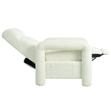 Push Back Recliner Armchair Upholstered Recliner Chair Single Sofa With Adjustable Backrest