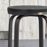 Modern Industrial Counter Stool Set With Swivel Function