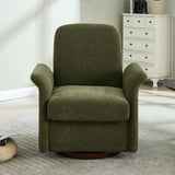 Modern Swivel Barrel Accent Chair With Base