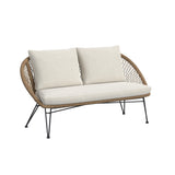 Grace - 4 Piece Outdoor Seating Set - Beige / Natural