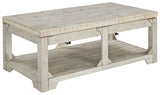 Fregine - Lift Top Cocktail Table - Whitewash