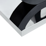 Contemporary Style Glass Top Coffee Table