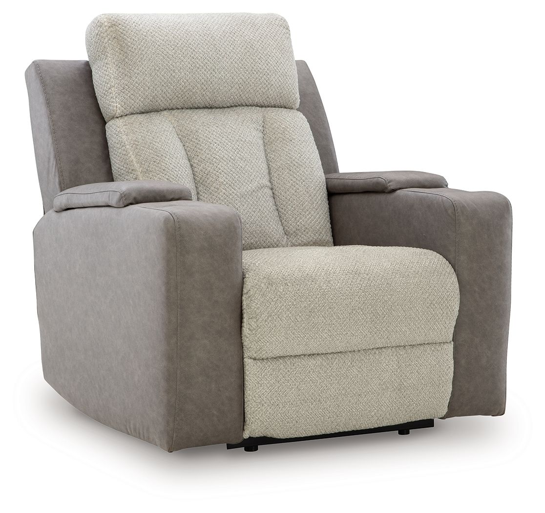 WhipLash - Sisal - Power Recliner With Adj Headrest