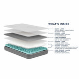 Sleeptone Cool Choice Pillow top and side view