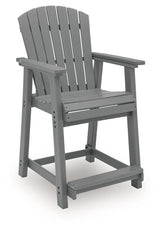 Sanctuary Beach - Barstool (Set of 2) - Dark Gray