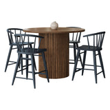 Auden - 5 Piece Counter Height Dining Set - Black