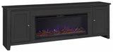 82" Console w/42" Fireplace