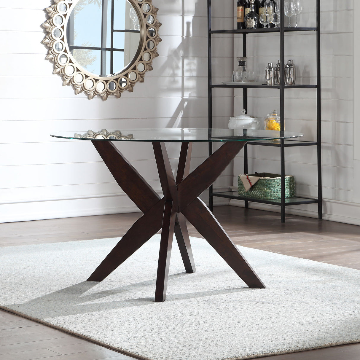 Amalie - Dining Table - Dark Brown