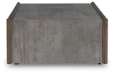 Kallenny - Brown / Gray - Square Cocktail Table