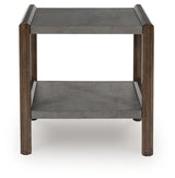 Kallenny - Brown / Gray - Rectangular End Table
