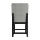 Portland - Square Back Counter Stool (Set of 2) - Black / Gray