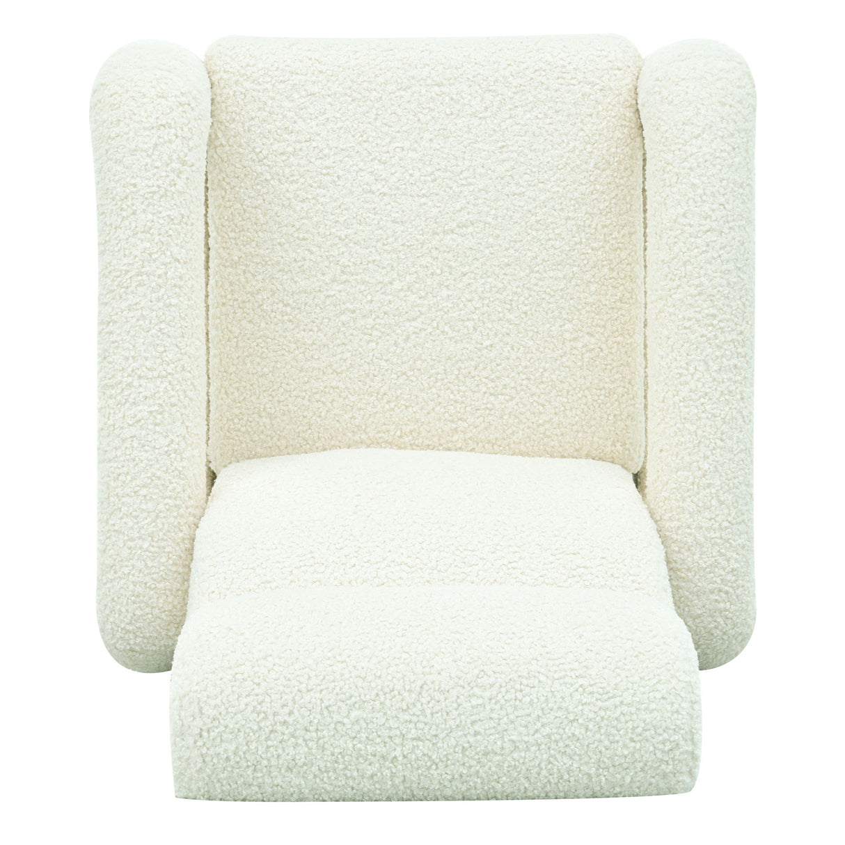 Push Back Recliner Armchair Upholstered Recliner Chair Single Sofa With Adjustable Backrest