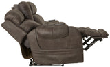 Serenity - Power Reclining Console Loveseat With Power Adjustable Headrest And CR3 Heat / Massage / Lumbar