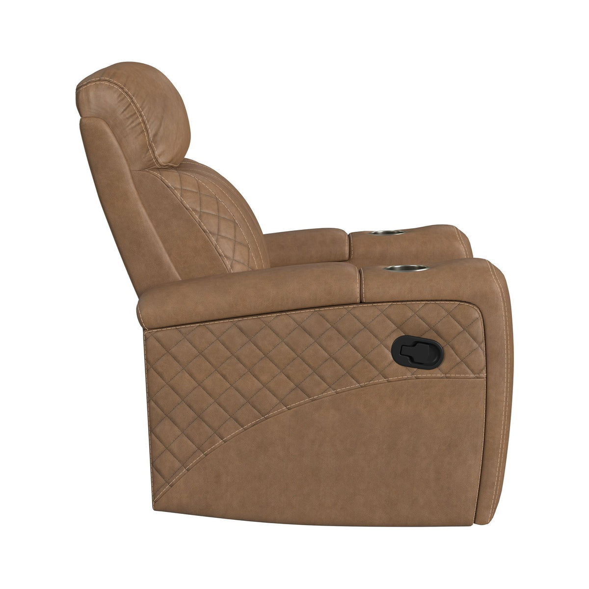 Side Kick - Recliner With Cupholders And White Led Light - Simba Saddle