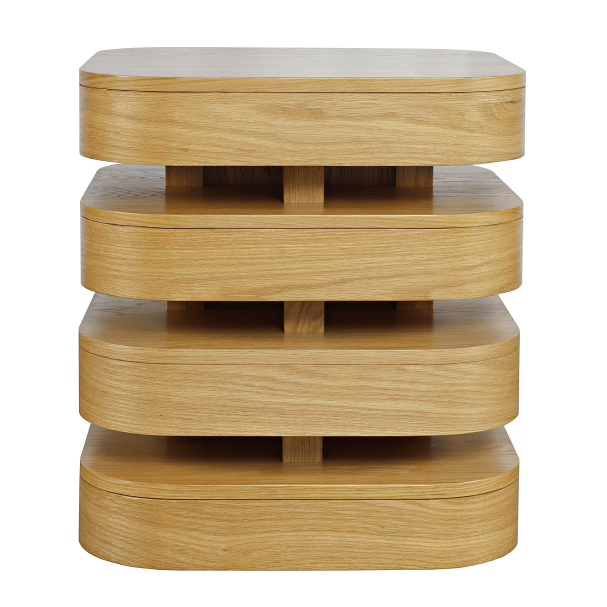 Brix Square End Table - Espresso