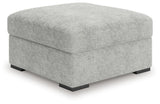 Cuddle Plush - 3 Pc. - 3-Piece Sectional, Chair And Ottoman - Arctic