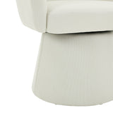 Modern Swivel Accent Chair With Ergonomic Barrel Design