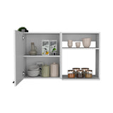 Burwood - Kitchen Wall Cabinet With 2 Doors And Shelves - White