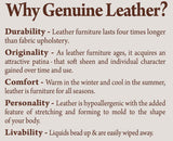 Roberto - Leather Ottoman - Cocoa