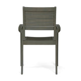 Outdoor Dining Chair, Stacking Design For Patio