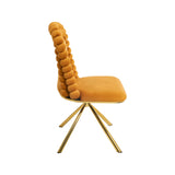 Upholstered Swivel Dining Chairs (Set of 2)